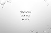 Lesson 5   term 1 @ weather - countries - holidays