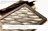 Insurance Lab center 2016: Learning experience design