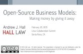 Open Source Business Models: Making Money By Giving It Away
