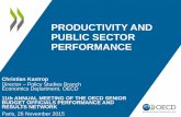 Productivity and public sector performance - Christian Kastrop, OECD Secretariat