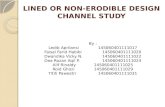 Lined or non erodible design channel study