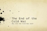 Sec 5N Hist (Elec) Chapter 11: End of Cold War