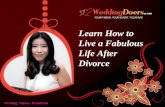 Learn how to live a fabulous life after divorce