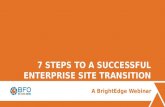 7 Steps to a Successful Enterprise Site Transition
