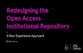 Redesigning the Open Access Institutional Repository