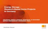 Energy Storage - 6: Dr Andreas Haue, BVES