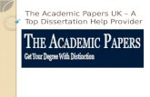 The Academic Papers UK – Top Dissertation Help Provider