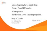Data Migration for Remedyforce SaaS Help Desk and High-Speed Digital Service Management