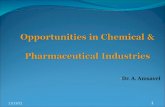 Job opportunity for Chemistry Graduates