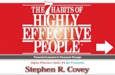 Habit 1 of 7 habits of highly effective people stephen covey
