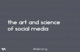 The Art and Science of Social Media