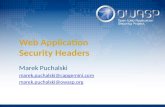[Wroclaw #2] Web Application Security Headers