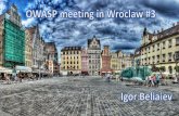 [Wroclaw #3] 50 shadows of company's infosec