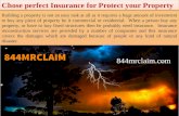 Chose perfect insurance for protect your property