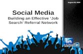Build an effective job search refferal network  8 26-15