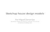 Sketchup model houses_portfolio