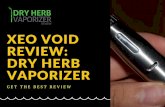 XEO VOID Vaporizer Review: Dry Herb Vaporizer
