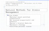 Natural Methods For Stress Management