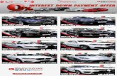 The Elite Cars 0% Interest Down Payment Offer