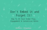 How to 3X Your Video Play, Engagement, and Conversion Rates - WistiaFest 2016