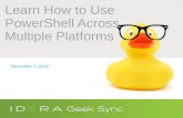 Geek Sync I Learn How to Use PowerShell Across Multiple Platforms