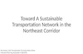 Toward a sustainable transportation network in the northeast 20160428 v2