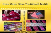 Kyaw zayar shan traditional textile