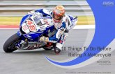 10 things to do before riding a motorcycle