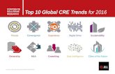 JLL’s perspective on top 10 global corporate real estate (CRE) trends for 2016
