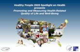 Healthy People 2020: Spotlight on Health: Health-Related Quality of ...