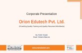 Orion Edutech Looking for an International Master Franchise
