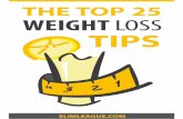 The Top 25 Weight Loss Tips