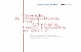 【Updated】Trends and Predictions for China's Tech Industry in 2017 china tech insights