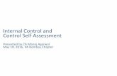 Internal control and Control Self Assessment