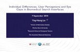 Individual Differences, User Perceptions and Eye Gaze in Biomedical Search Interfaces