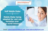 Mobile Dialer being adopted for vast conversation over the world intensely