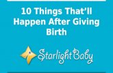 10 Things That'll Happen After Giving Birth