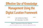 Digital curation   a tool for knowledge management