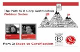 Path to B Corp Certification - Part 2 (September)