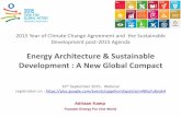 Webinar : 2015 global change, energy architecture and sustainable development:  a new global compact presentation slides
