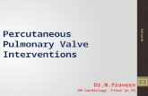 Percutaneous Pulmonary Valve Interventions
