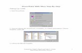 PowerPoint Slide Show Step-By-Step