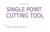 Single Point Cutting Tools