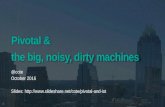 Pivotal & the big, noisy, dirty machines