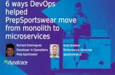 6 ways DevOps helped PrepSportswear move from monolith to microservices