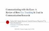 An Overview of How Eye Tracking Is Used in Communication Research - HCII 2016