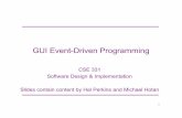 GUI Event-Driven Programming