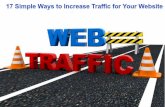 17 simple ways to increase website traffic