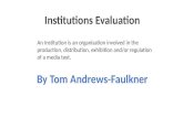Institutions evaluation