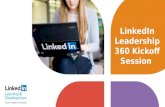 LinkedIn Leadership 360 - Kickoff Deck